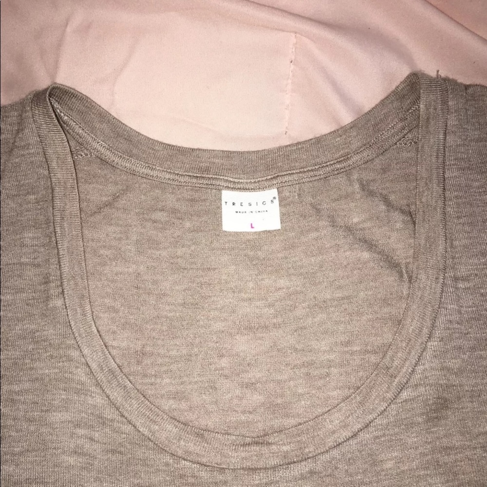 Sleeveless sand brown   TankTop